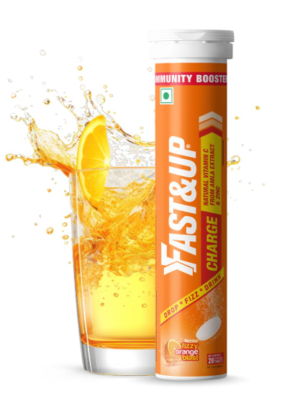 Fast&Up Charge Natural Vitamin C & Zinc Orange Flavour, 20 Effervescent