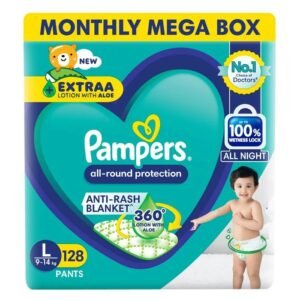 Pampers All-Round Protection Diaper Pants Large, 128 Count
