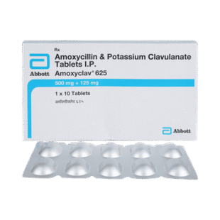 Amoxyclav 625 Tablet Strip Of 10 Tablets
