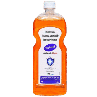 Safenol Antiseptic Liquid – 1 L Bottle for First Aid & Surface Disinfection