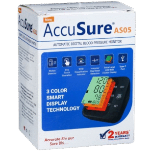AccuSure (New) AS05 Automatic Digital Blood Pressure Monitor