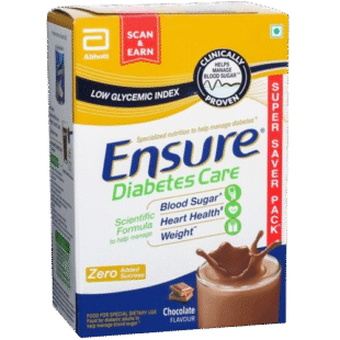 Ensure Diabetes Care Chocolate Flavour Powder Refill 2 x 475 g
