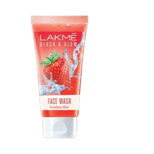 Lakme Blush and Glow Strawberry Gel Face Wash 100 g (Pack of 1)