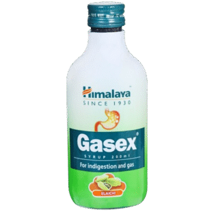 Himalaya Gasex Syrup (Elaichi Flavour) – 200 ml