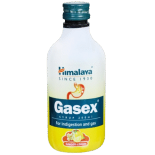 Himalaya Gasex Ginger Lemon Syrup – 200 ml