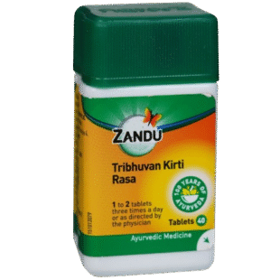 Zandu Tribhuvan Kirti Rasa – 40 Tablets
