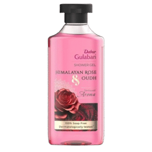 Dabur Gulabari Shower Gel – Himalayan Rose & Oudh (250 ml)
