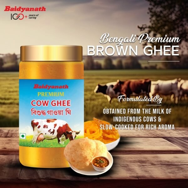 Baidyanath Premium Bengali Cow Ghee - 500gm - Image 2