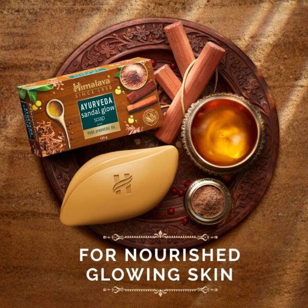 Himalaya Ayurveda Sandal Glow Soap - Image 2