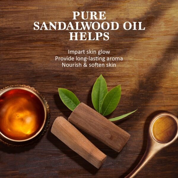 Himalaya Ayurveda Sandal Glow Soap - Image 5