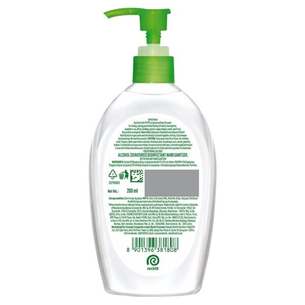 Dettol Hand Sanitiser Hand Rub - 200ml - Image 5