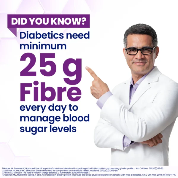Horlicks Diabetes Plus Vanilla Powder Refill   Helps Manage Blood Sugar 400g - Image 5