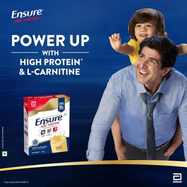 Ensure High Soy Protein Drink  Vanilla powder refill -200 g - Image 3