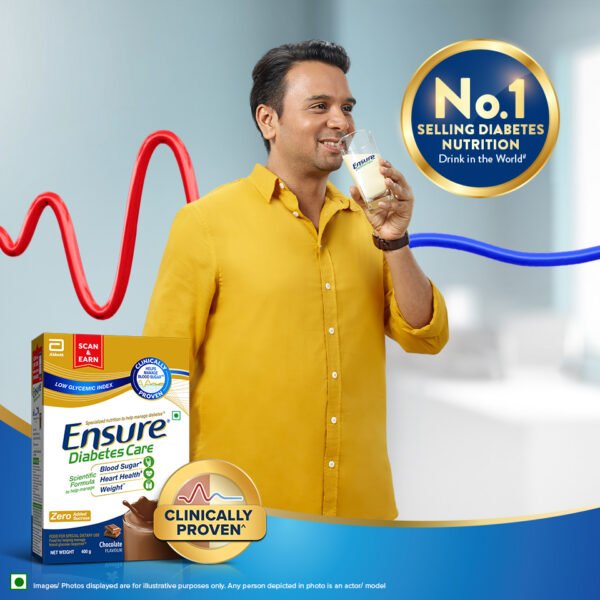 Ensure Diabetes Care Choco refill Powder  375 g - Image 3