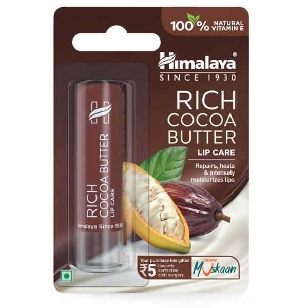 Himalaya Rich Cocoa Butter Lip Care 4.5g (Pack of 1)