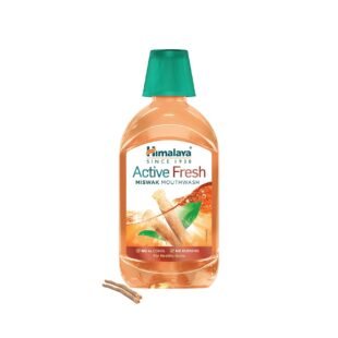 Himalaya Active Fresh Miswak Mouthwash 215ml (Pack of 1)