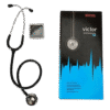 Hicks Victor Stethoscope (Grey) | Dual Lumen Tube | Pack of 1
