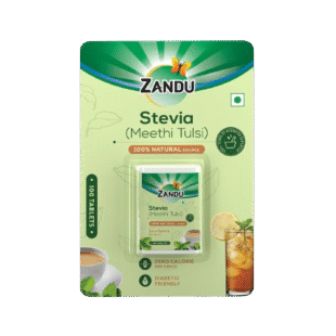 Zandu Stevia (Meethi Tulsi) Sugar-Free Tablets (Pack of 100)