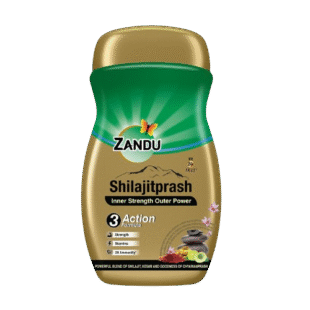 Zandu Shilajitprash | Chyawanprash with Himalayan Shilajit, Gold Bhasma & 47 Ayurvedic Herbs | Enhances Strength, Stamina & 2X Immunity