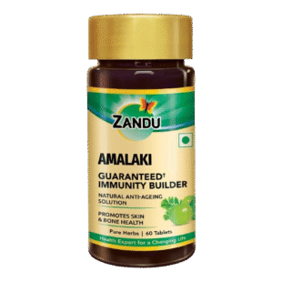 Zandu Amalaki (Amla) Tablets - Pack of 1, 60 Tabs)