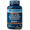 Carbamide Forte Chelated Magnesium Glycinate 2000mg Per Serving – 120 Veg Tablets