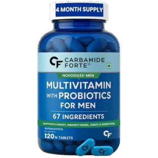 Carbamide Forte Multivitamin Tablet for Men with 120 Vegetarian Tablets (Pack of 1)