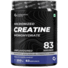 Carbamide Forte Micronized Creatine Monohydrate Powder | 83 Servings | Vegetarian | 250g Jar (Pack of 1)