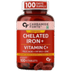 Carbamide Forte Chelated Iron with Vitamin C, B12, Folic Acid and Zinc – 100 Tablets