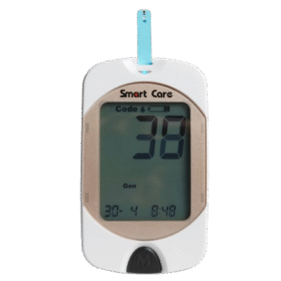 Smart Care Blood Glucose Monitor with 10 Free Strips