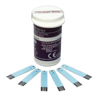 Smart Care Blood Glucose Test Strips | Pack of 50 (25×2)