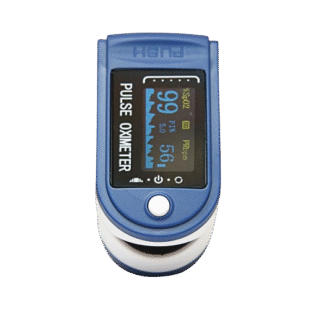 Smart Care Fingertip Pulse Oximeter 500C | Blood Oxygen Saturation (SpO2) and Heart Rate Monitor with OLED Display | Pack of 1