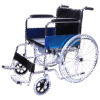 Smart Care Wheelchair with Commode SC 608 | Foldable Lightweight Wheelchair with Handbrakes and Commode Pot