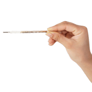 Hicks Dumark Thermometer | Accurate Glass Capillary Thermometer | Blister Pack (Pack of 1)