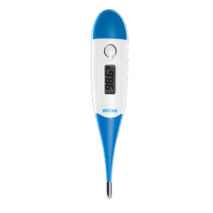 Hicks DT-402 Flexible Tip Digital Thermometer | Fast & Accurate Readings | Comfortable & Water-Resistant (Pack of 1)