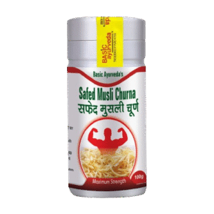 Basic Ayurveda Safed Musli Churna 100 Gram (Pack of 1)