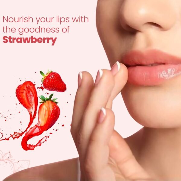 Himalaya Strawberry Shine Lip Care 4.5g (Pack of 1) - Image 2