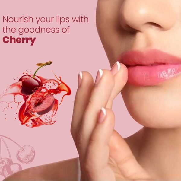 Himalaya Cherry Shine Lip Care 4.5g – Naturally Glossy & Nourished Lips - Image 2