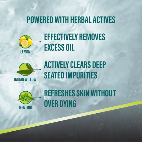 Himalaya Men Intense Oil Clear Lemon Face Wash - Image 2