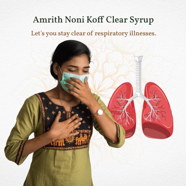 Amrith Noni Koff Clear Syrup – 100 ml (Pack of 1) - Image 2