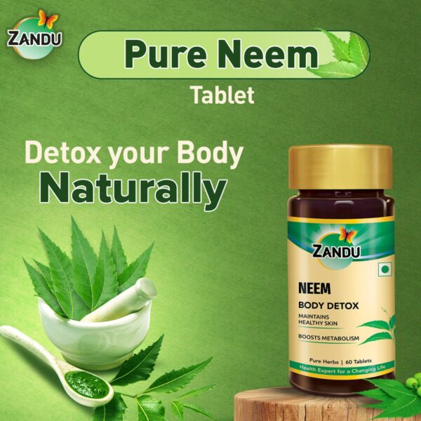 Zandu Neem Tablets (Pack of 60) - Image 7