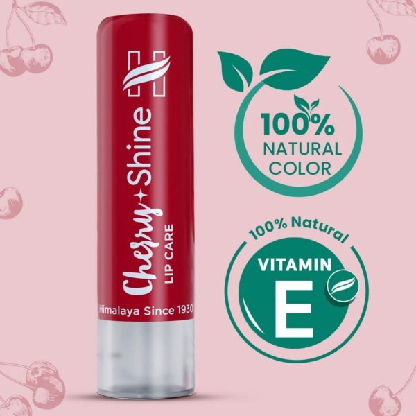 Himalaya Cherry Shine Lip Care 4.5g – Naturally Glossy & Nourished Lips - Image 3