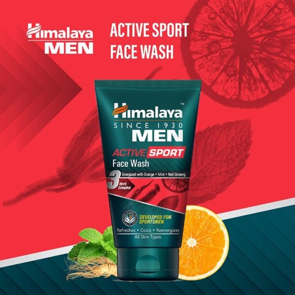 Himalaya Men Active Sport Face Wash - Image 3