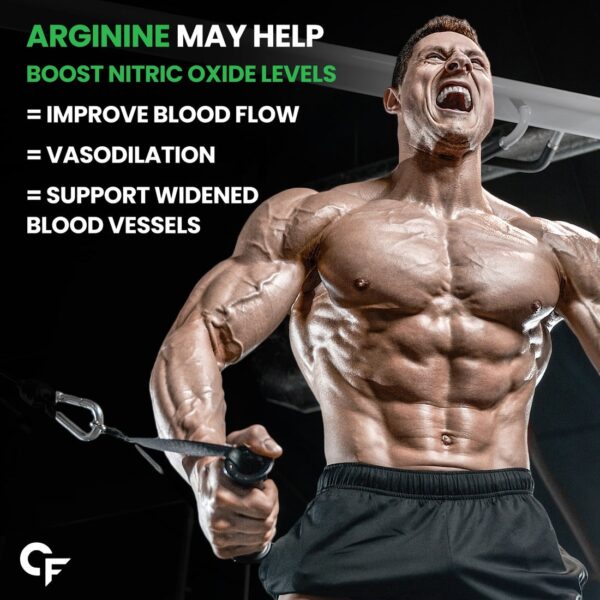 Carbamide Forte L-Arginine & Creatine 1000mg Supplement for Adults |120 Veg Capsules | Pack of 1 - Image 7
