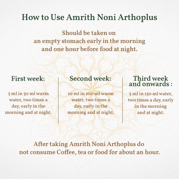 Amrith Noni Artho Plus – 750 ml (Pack of 1) - Image 4