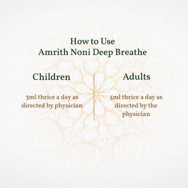 Amrith Noni Deep Breathe – 200 ml (Pack of 1) - Image 4