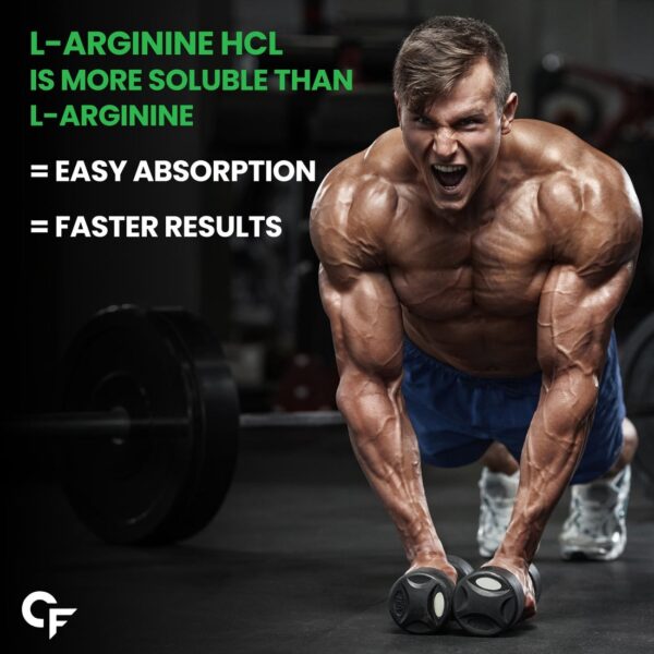 Carbamide Forte L-Arginine & Creatine 1000mg Supplement for Adults |120 Veg Capsules | Pack of 1 - Image 6