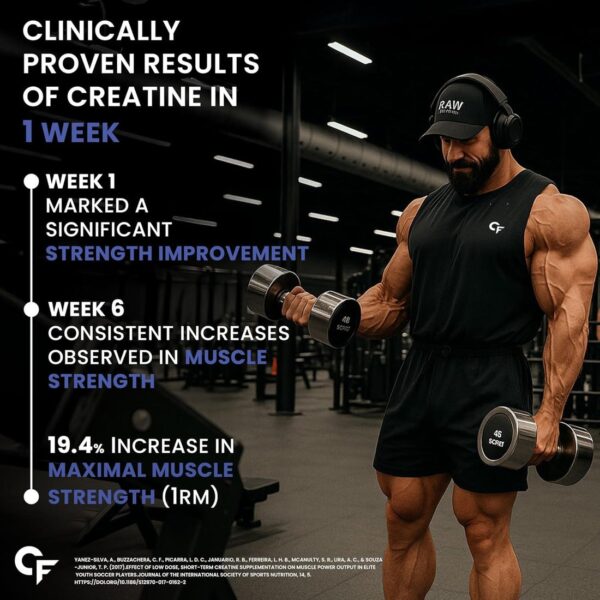 Carbamide Forte Micronized Creatine Monohydrate Powder | 83 Servings | Vegetarian | 250g Jar (Pack of 1) - Image 5