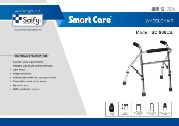 Smartcare Walker for Child 966LS - Image 4