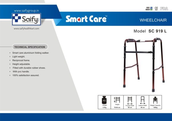 Smartcare Walker SC 919 Copper - Image 4