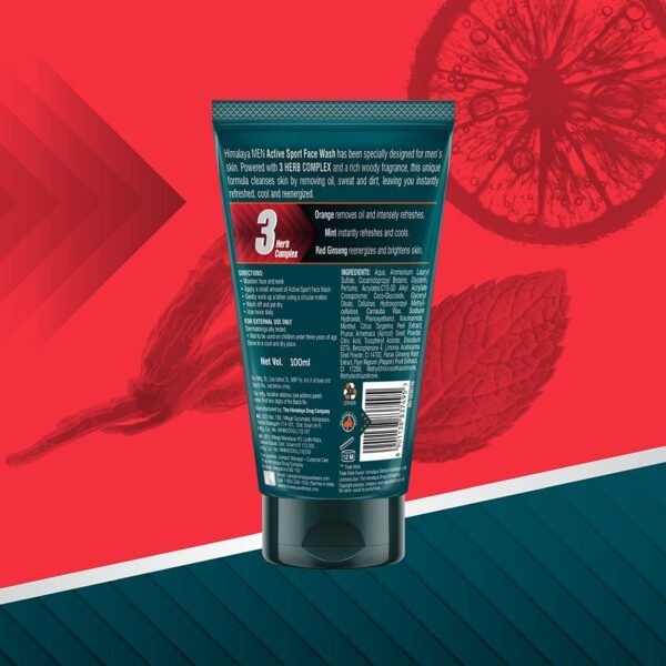Himalaya Men Active Sport Face Wash - Image 5